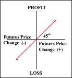 Figure 2: Payoff Diagram of a Long Futures Position